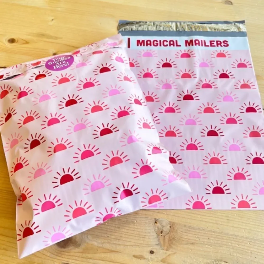Poly mailers insert cards stickers